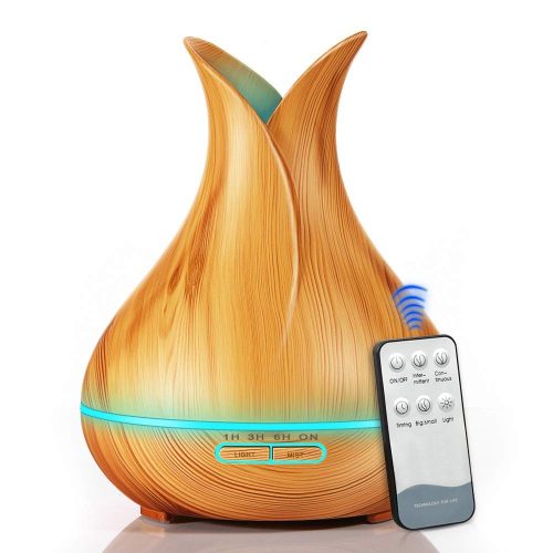BipiLine Aromaterápiás Diffúzor - XL - Tulipán - Színváltós - Világosbarna - 400ml