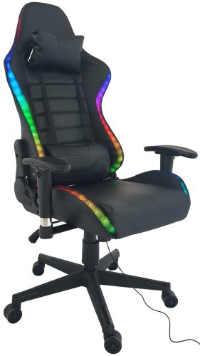 BipiLine Gamer LED PRO Szék - távirányítóval állítható RGB LED világítással