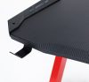 BipiLine Gamer Asztal - Karbon Mintás Asztallappal - Piros