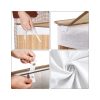 SONGMICS Bambusz Szennyeskosár 3 Rekeszes, XXL / 150l-es Natúr (LCB091N01)