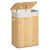 SONGMICS Bambusz Szennyeskosár XL / 72l-es Natúr (LCB10Y)