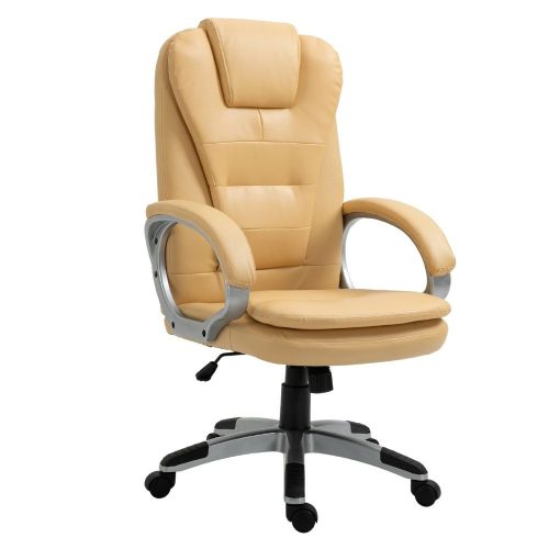 BipiLine Relax Ergonomikus Főnöki Forgószék - Irodai Szék - 01 - Bézs