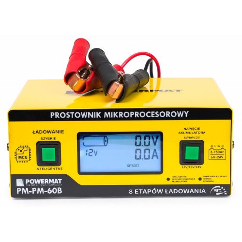 Powermat Akkumulátortöltő 6 / 24V-os akkumulátorokhoz PM-PM-60B (PM0714)