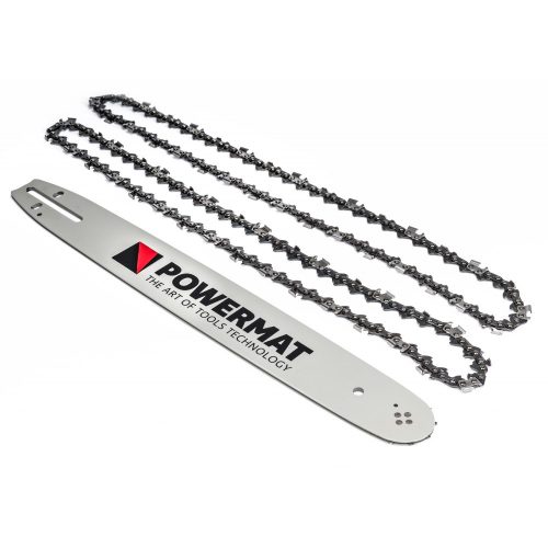 Powermat Láncfűrész Vezetőpenge + 2 lánc, 16 ", 0.325" PM-PR-16C2 (PM0729)