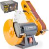 Powermat Asztali Kő és Szalagcsiszoló 1850W PM-SS-1850M-2W1 (PM0915)