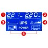 Powermat Szünetmentes Tápegység UPS Vezérlőszoftverrel UPS PM-UPS-1200M (PM1209)