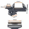 Powermat Zárósatu Forgó Üllővel 150mm 360 PM-IS-150T (PM1237)