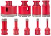 Red Technic Gyémánt Lyukfűrész Készlet HEX Adapterrel  9db-os, 6-68mm RTZOD0046