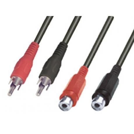 USE 2 RCA Dugó-2 RCA Aljzat Kábel