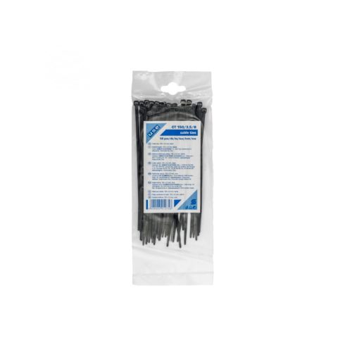 USE Kábelkötegelő  150x3,5mm Fekete