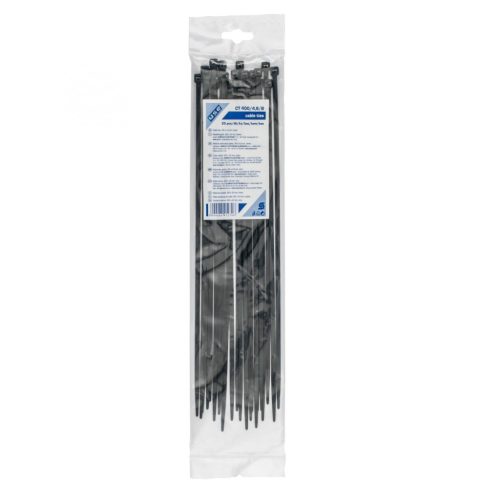 USE Kábelkötegelő  400x4,8mm Fekete