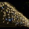 HOME LED-Es Sziporkázó Fényfüggöny, Kültéri, 600 Db LED (Melegfehérek Között Villogó Hidegfehérek)