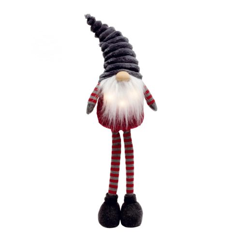 HOME Manó, Világító Szakállal, Álló Manó, 54cm Magas