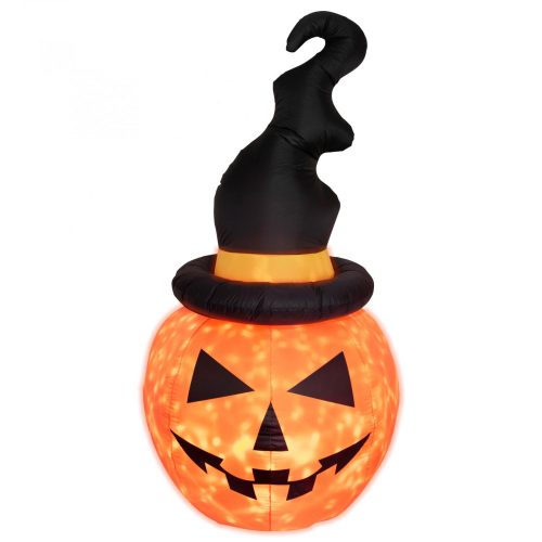 HOME Felfújható Halloween Tök, 180cm, Belső LED Projektorral