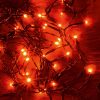 HOME LED-Es Beltéri Fényfüzér, Piros, 100 LED