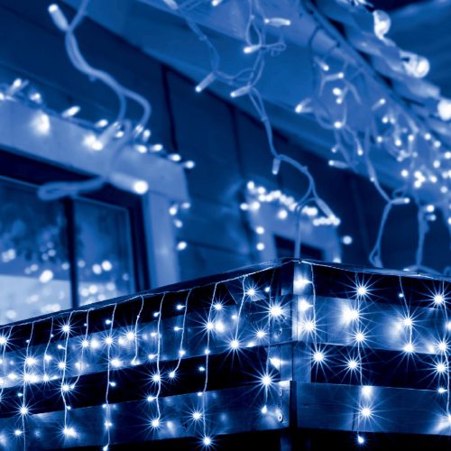 HOME LED-Es Fényfüggöny, 300 Db Kék LED