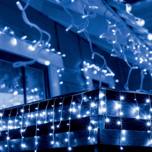 HOME LED-Es Fényfüggöny, 300 Db Kék LED