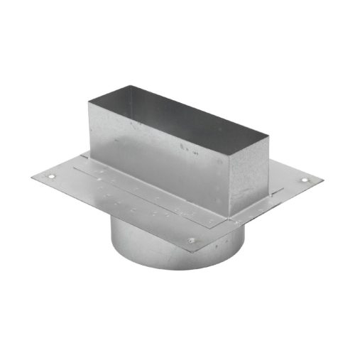 Hátsó kivezető idom konyhai páraelszívóhoz, horganyzott