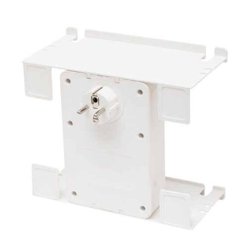 Home NV41USB tálcás USB-s elosztó, 4 földelt aljzat, 4 USB aljzat össz. 1,9A, elforgatható csatlakozódugó, max.3680W,