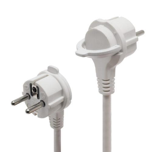 HOME 4-Es Elosztó Lábkapcsolóval, 5m, Fehér, 1,5 Mm2