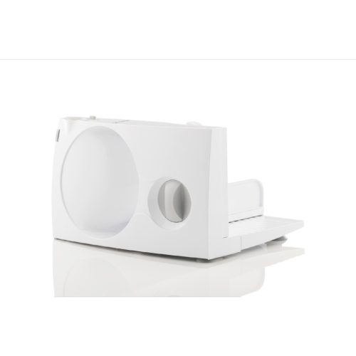 Gorenje R402W szeletelő, 100 W, 17 cm-es rozsdamentes acél penge, 0-17 mm szeletvastagság, összecsukható