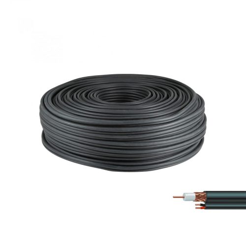 USE Koax Kábel Tápkábellel (RG59 + 2x0,5 Mm2)