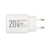 HOME SA20PPS USB hálózati gyorstöltő, 20 Watt, 2in1: USB-A + USB-C aljzat, QC + PD + PPS gyorstöltés, GaN technológia