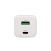 HOME SA65PPS USB hálózati szupergyors töltő, 65Watt, 2in1: USB-A + USB-C aljzat, QC + PD + PPS gyorstöltés, GaN technológia
