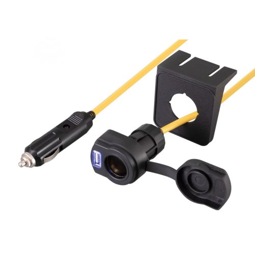 SAL Autós Töltő/Hosszabbító, USB+12V, 3.6m