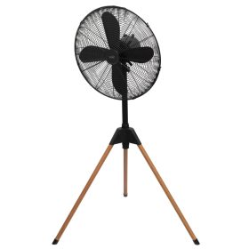   Home SF45 álló fém ventilátor, 60 W, 45 cm névleges lapátátmérő, 4 lapát, 3 fokozat, oszcillálás, állítható magasság és dőlésszög