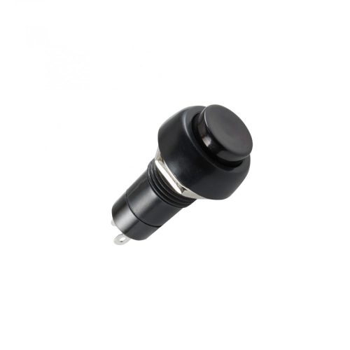 USE Nyomógomb, 125V/3A - 250V/1A Fekete