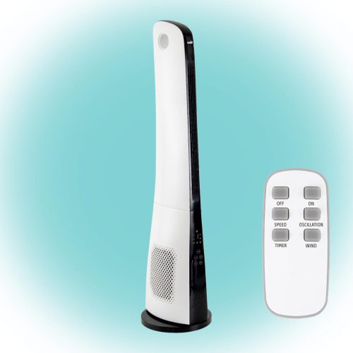 HOME Oszlopventilátor, Fehér, 110cm, 45 W