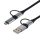 USE USB Töltőkábel, 4in1, 1.5m