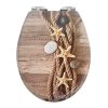 Bath Duck Wc-Ülőke - Mdf - Mintás - Easy Click -  Lecsapódásmentes Zsanérokkal - Rope