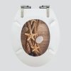 Bath Duck Wc-Ülőke - Mdf - Mintás - Easy Click -  Lecsapódásmentes Zsanérokkal - Rope