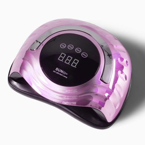 BipiLine 168W Profi műkörmös UV LED lámpa - UV-DJ1V - Rózsaszín